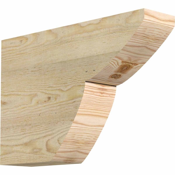 Ekena Millwork Crestline Rough Sawn Rafter Tail, Douglas Fir, 4"W x 12"H x 18"L RFT04X12X18CRE00RDF - main